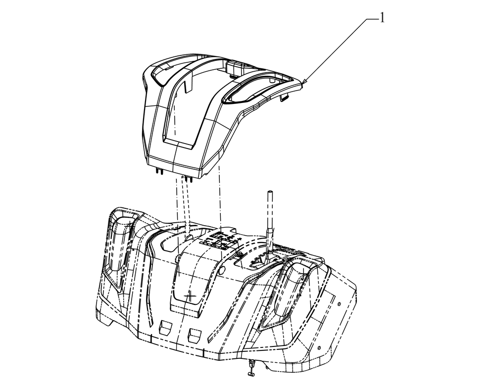Panel Cover Diagram and Parts List for 2X24-INCH (31AM6BVRB10)(2023) Cub Cadet Snow Blower